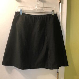Lucy Tech A-Line Black Skirt